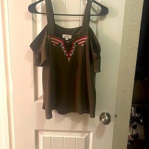 Cold shoulder blouse